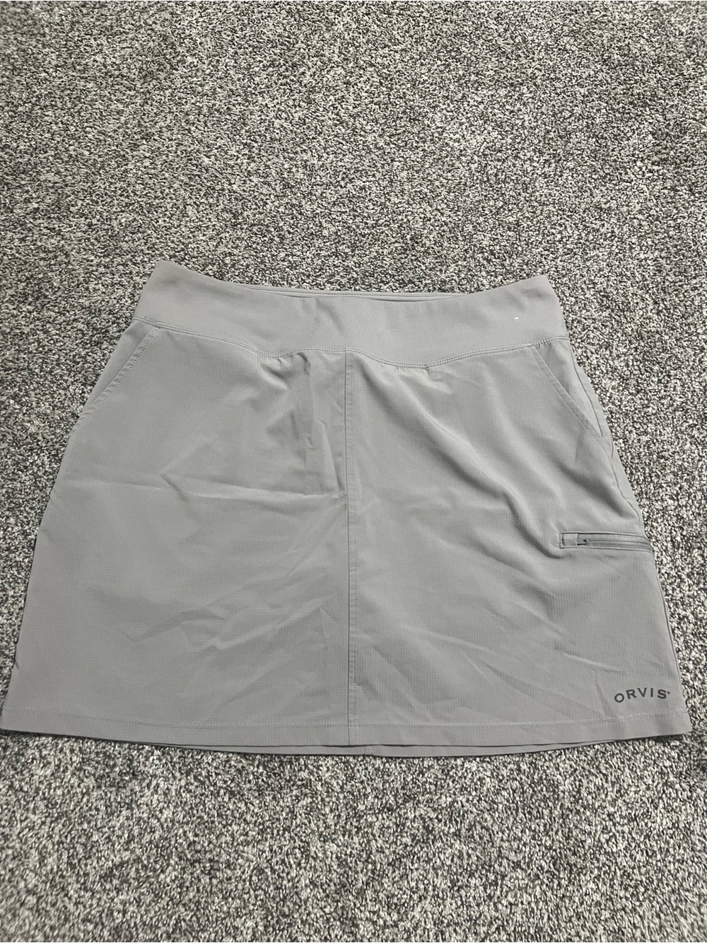 Orvis Light Gray Active Skort